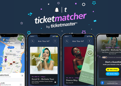 Fans can now discover tickets through Snapchat
